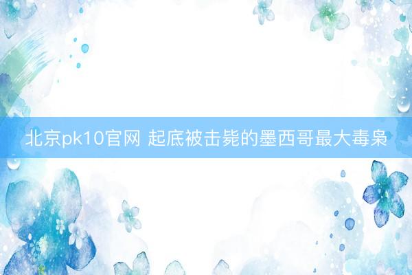 北京pk10官网 起底被击毙的墨西哥最大毒枭