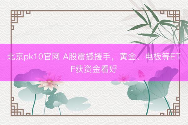 北京pk10官网 A股震撼援手，黄金、电板等ETF获资金看好
